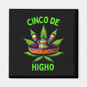 Cinco De Mayo Gras Lustiger Stoner Humor Magnet