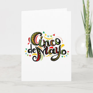 Cinco De Mayo-Grußkarte Karte
