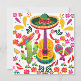 Cinco De Mayo Guitar Feiertagskarte
