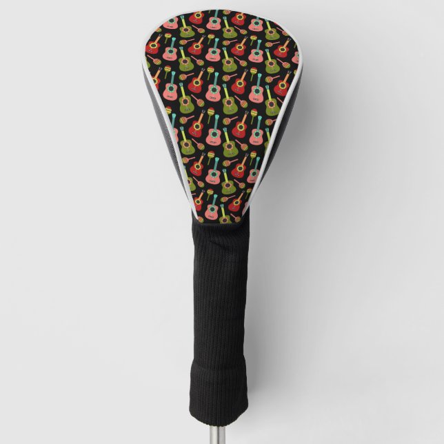 Cinco de Mayo Guitars Golf Headcover (Vorderseite)