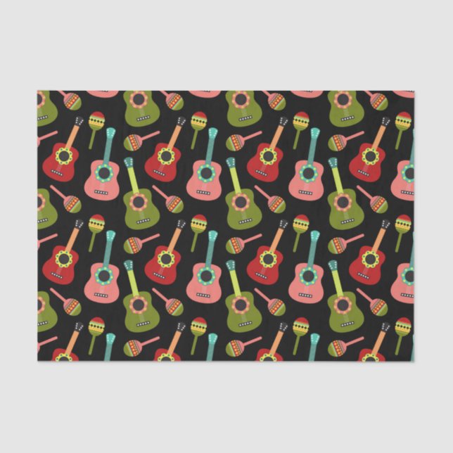 Cinco de Mayo Guitars Seidenpapier (Vorderseite)