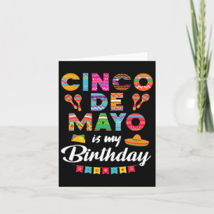 Cinco de Mayo ist mein Geburtstag 5. Mai Geburtsta Karte