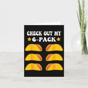 Cinco de Mayo Karo aus meinem 6-er-Pack mit Tacos  Karte