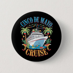 Cinco De Mayo Kreuzfahrt Mexiko Mexikanisches Schi Button