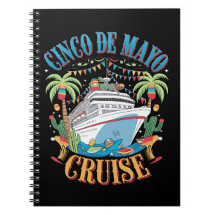 Cinco De Mayo Kreuzfahrt Mexiko Mexikanisches Schi Notizblock
