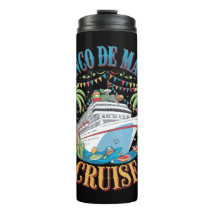 Cinco De Mayo Kreuzfahrt Mexiko Mexikanisches Schi Thermosbecher
