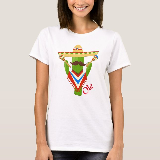Cinco De Mayo Ladys T-Shirt (Vorderseite)