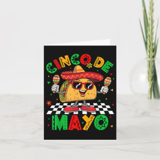 Cinco De Mayo Lasse Fiesta Mexican Funny Taco Men Karte