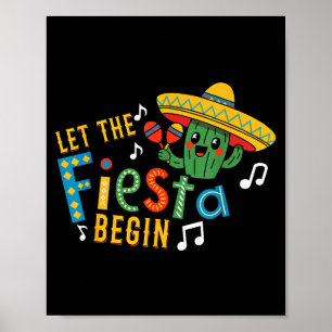 Cinco de mayo lasst die Party beginnen lustiger me Poster