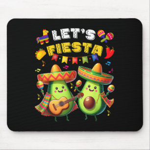 Cinco De Mayo Lasst Fiesta Poncho Avocado Jungen M Mousepad