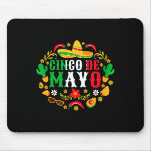 Cinco De Mayo Lasst Fiesta Squad 5 De Mayo Mexikan Mousepad