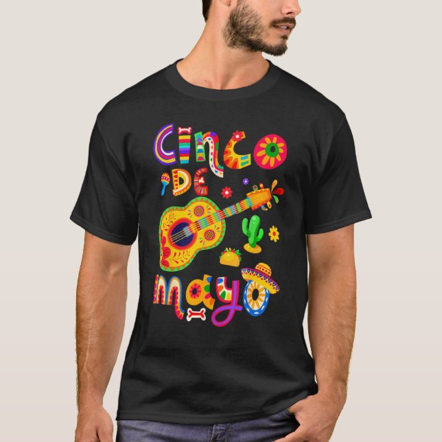 Cinco De Mayo Lets Fiesta Squad 5 De Mayo Mexican  T-Shirt (Vorderseite)
