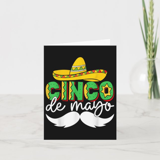 Cinco de Mayo Lets Fiesta Squad 5 Karte (Vorderseite)