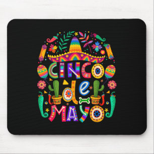 Cinco de Mayo Lets Fiesta Squad 5 Mousepad