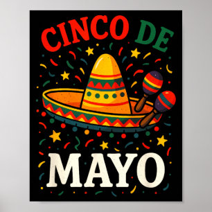 Cinco de Mayo - Lustige mexikanische Fiesta-Party Poster