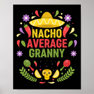 Cinco De Mayo Lustige Nacho Durchschnittliche Oma  Poster