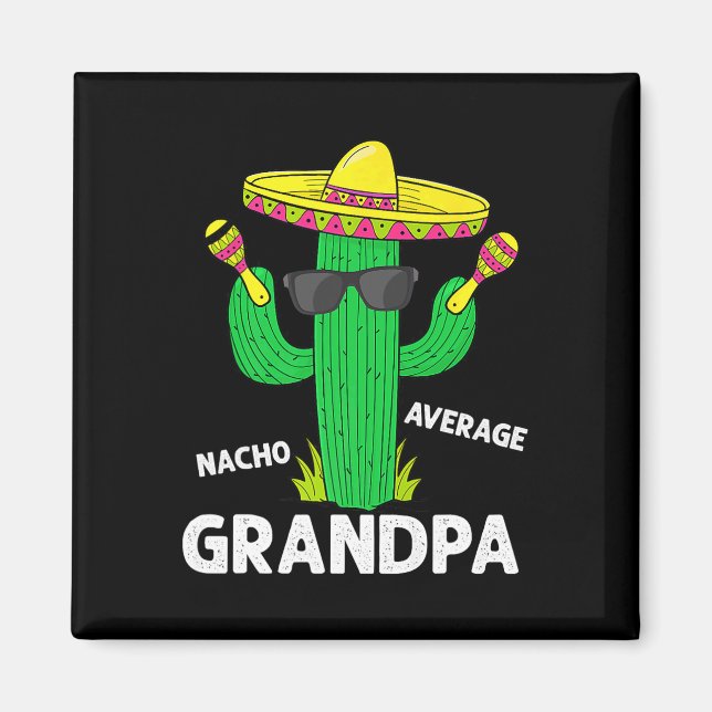 Cinco De Mayo Lustiger Nacho Durchschnittlicher Op Magnet (Vorne)