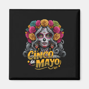 Cinco De Mayo Mädchen Mexikanische Fiesta 5 De May Magnet