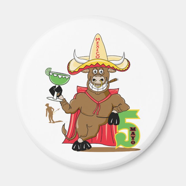 Cinco de Mayo Magnet (Vorne)