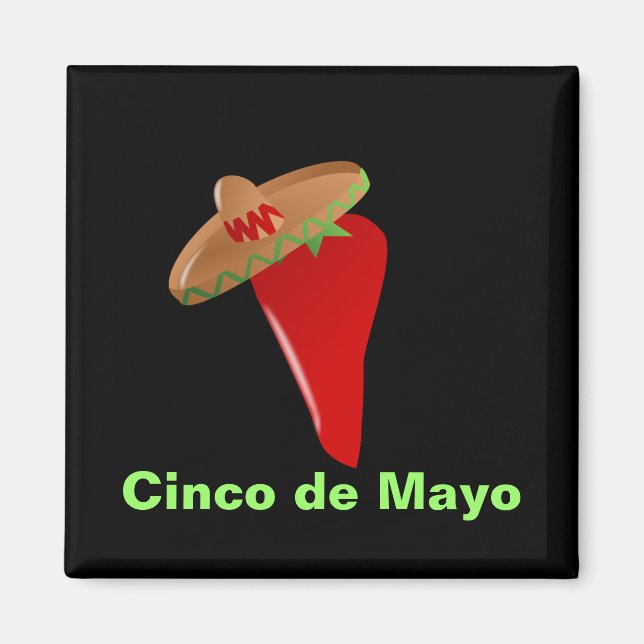 Cinco de Mayo Magnet (Vorne)