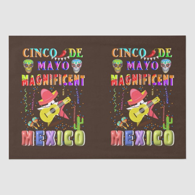 Cinco de Mayo Magnificent Mexico Seidenpapier (Vorderseite)
