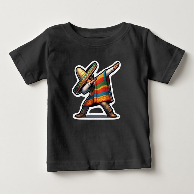 Cinco de Mayo Man Baby T-shirt (Vorderseite)