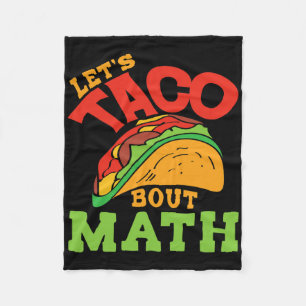 Cinco De Mayo Mathe-Club-Shirt Lass uns Taco über  Fleecedecke