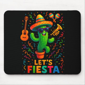 Cinco de mayo mexican cactus party funny letsCinco Mousepad