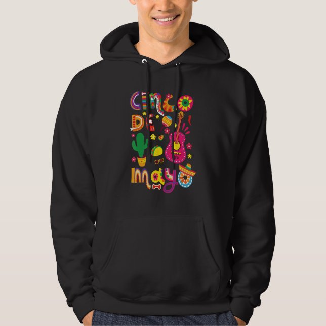 Cinco De Mayo Mexican Fiesta 5 De Mayo 2 Hoodie (Vorderseite)