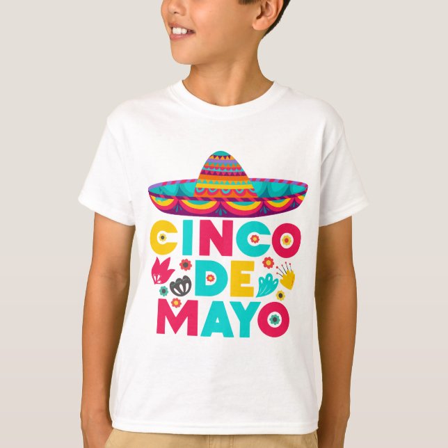 Cinco De Mayo Mexican Fiesta 5 De Mayo T-Shirt (Vorderseite)