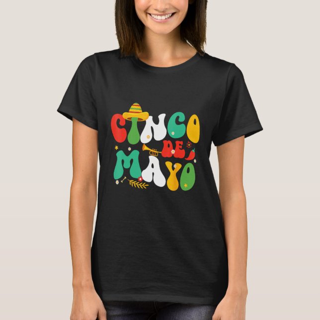 Cinco De Mayo Mexican Fiesta celebrate 5 De Mayo M T-Shirt (Vorderseite)