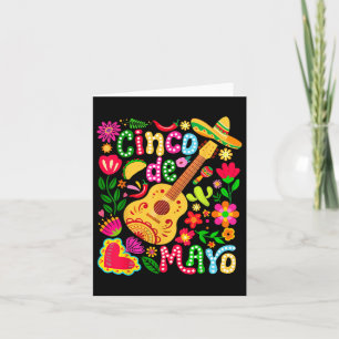 Cinco de Mayo Mexican Fiesta Squad 5 de Mayo für W Karte