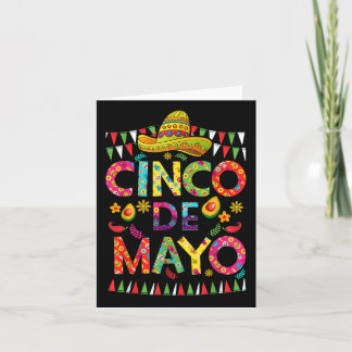 Cinco de Mayo Mexican Fiesta Squad 5 de Mayo Karte