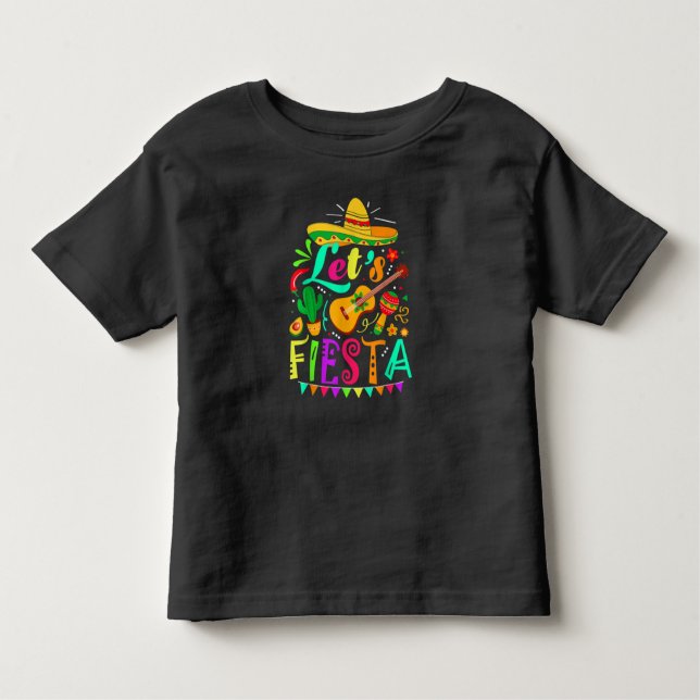 Cinco De Mayo Mexican Guitar Cactus T - Shirt (Vorderseite)