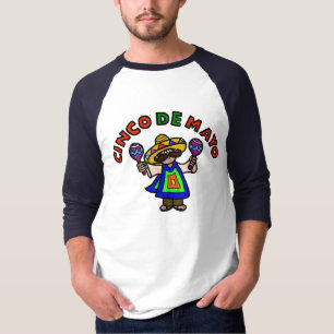 Cinco de Mayo Mexican mit Maracas T - Shirt