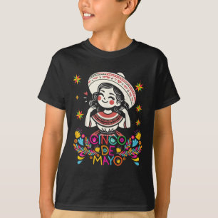 Cinco De Mayo Mexican Poncho 5 De Mayo Anime Niedl T-Shirt