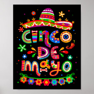 Cinco De Mayo Mexican Taco Lasse Fiesta Cinco De M Poster