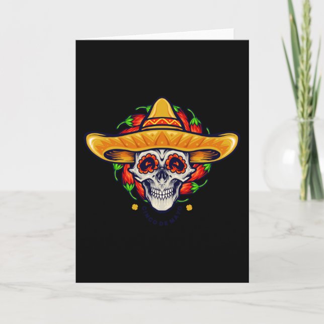 Cinco de mayo mexicanus karte (Vorderseite)