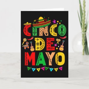 Cinco De Mayo Mexikanische Fiesta 5 De Mayo Karte