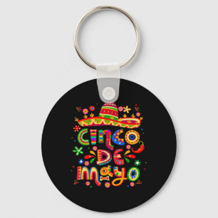 Cinco De Mayo Mexikanische Fiesta Feiere 5 De Mayo Schlüsselanhänger