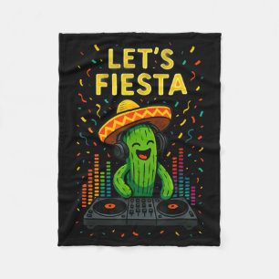 Cinco de Mayo mexikanische Kaktus-Party lustig las Fleecedecke