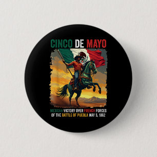 Cinco de Mayo Mexikanische Schlacht von Puebla 5.  Button