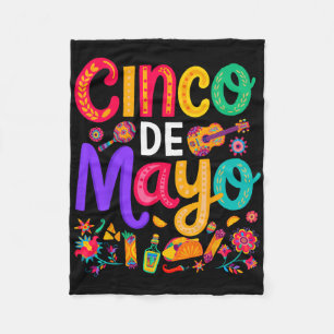 Cinco De Mayo Mexikanischer Taco Lustig 5 De Mayo Fleecedecke