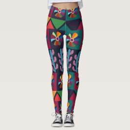 Cinco De Mayo Mexikanisches Kunstmuster Leggings