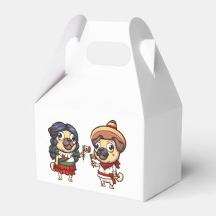 Cinco De Mayo Mops Gefallen Box Geschenkschachtel