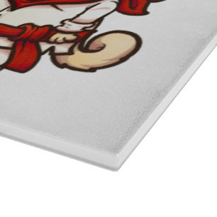 Cinco De Mayo Mops Glass Cutting Board Schneidebrett