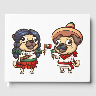 Cinco De Mayo Mops Guestbook Gästebuch