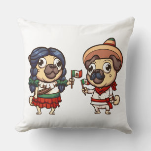 Cinco De Mayo Mops Pillow Kissen