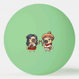 Cinco De Mayo Mops Ping Pong Balls Tischtennisball