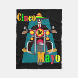 Cinco De Mayo Motorradfahren Viclas Mexiko Fleecedecke